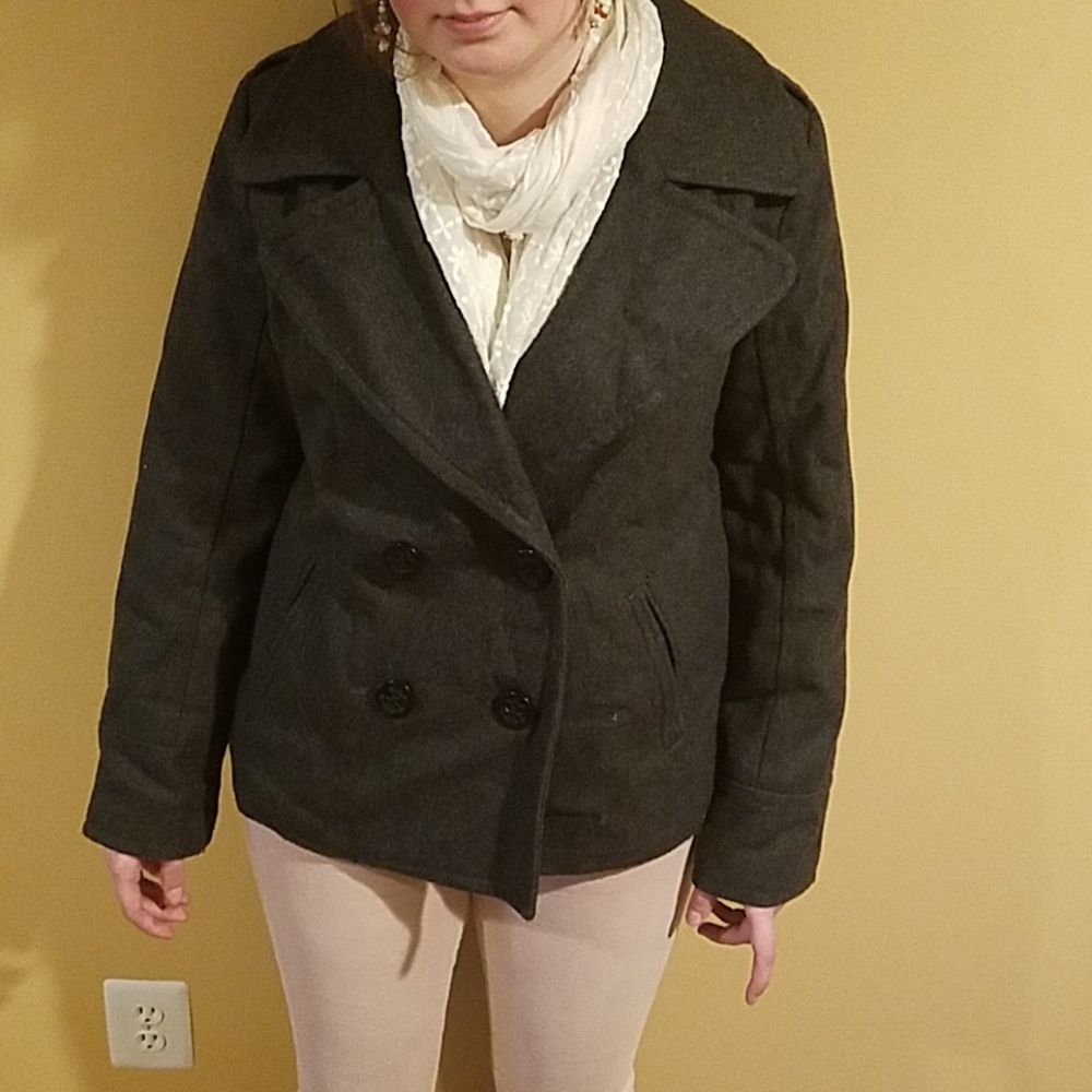 AEO Grey Peacoat
